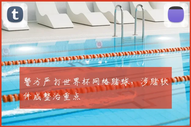警方严打世界杯网络赌球，涉赌软件成整治重点